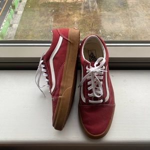 Vans old skool size 11 red